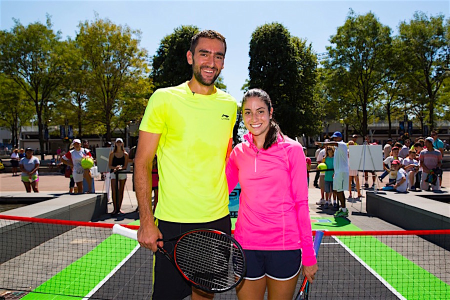 Statue_tennis El US Open en sintonía con la comunidad