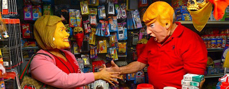 Trump, garantía de éxito en Halloween