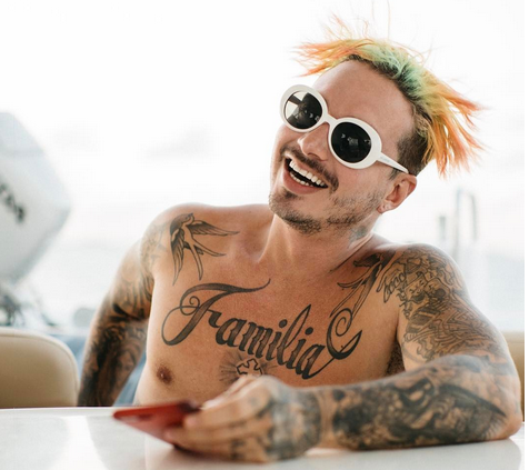 admitió el artista colombiano, quien luce más de treinta tatuajes, de los cuales algunos tienen un significado en particular, pero otros no, pues son solo por gusto propio o moda(Instagram)