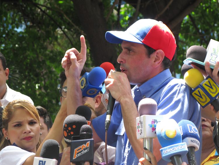 El gobernador opositor venezolano Henrique Capriles advirtió hoy que en su país se ha dado el "Madurazo". 
(Dreamstime)