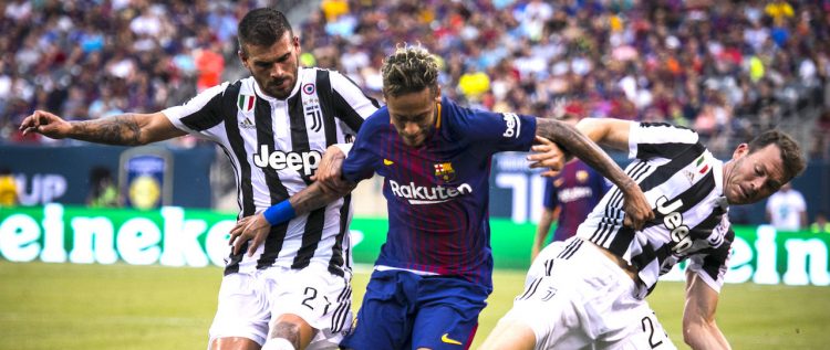 Barcelona vence al Juventus con doblete del crack Neymar