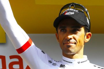 El campeón ciclista Contador se retira en casa