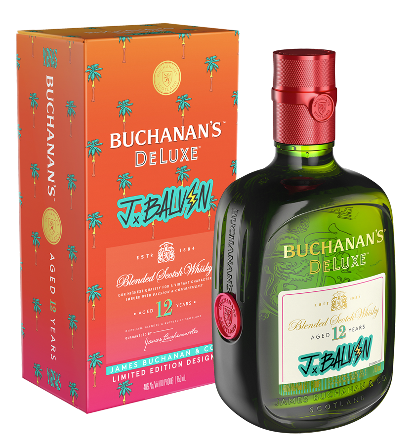 image002 BUCHANAN'S Blended Scotch Whisky Presenta nuevo Diseño por J Balvin