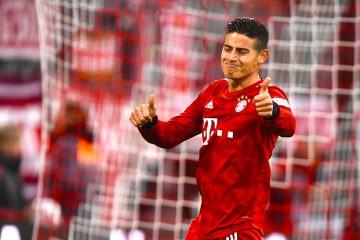 El colombiano James Rodríguez jugador de El Bayern Múnich