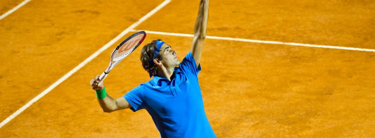 Será la primera vez que Federer, campeón de 20 torneos Grand Slam, dispute un partido en Chile.
(Dreamstime)