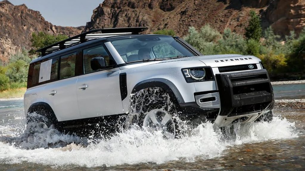 CR-Cars-InlineHero-2020-LR-Defender-f-water-9-19-1024x576 El nuevo Land Rover Defender 110 mostrará su capacidad todoterreno en la nueva película de James Bond