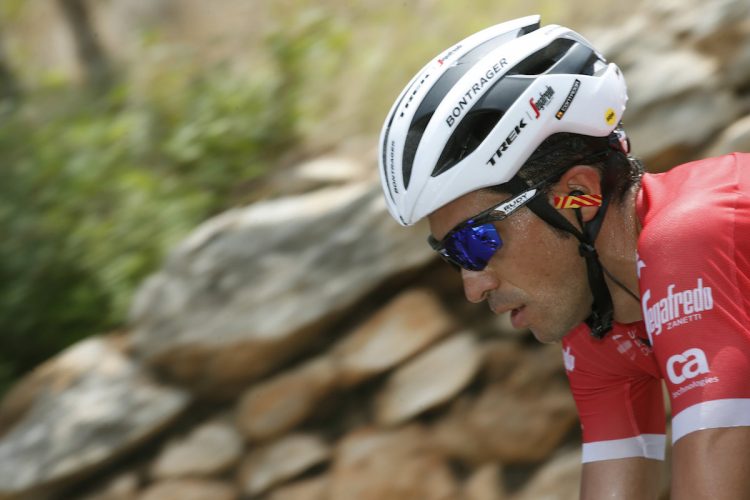 El ciclista madrileño, del equipo Trek,Alberto Contador. EFE/JAVIER LIZÓN