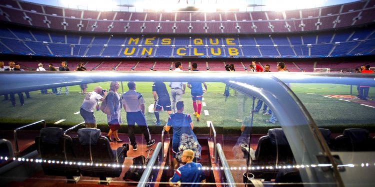 The right of FC Barcelona's stadium's name "Camp Nou" to be sold to raise funds in the fight against the Coronavirus pandemic