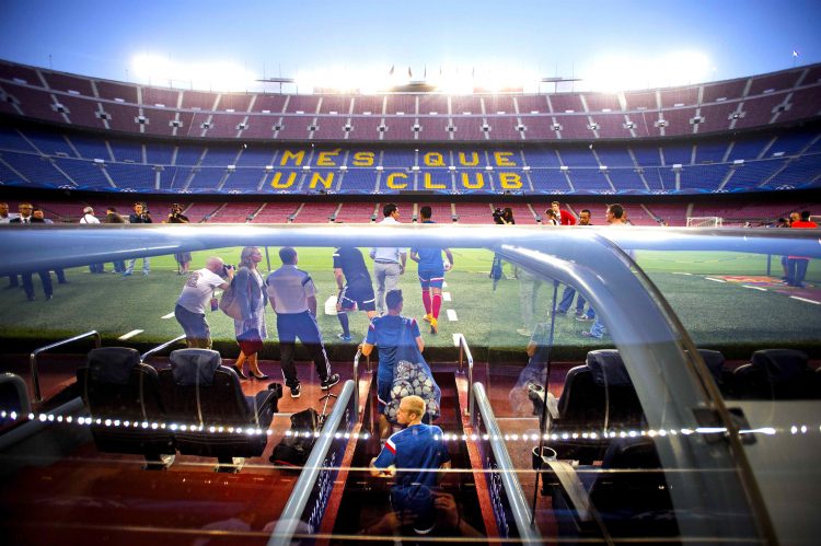 The right of FC Barcelona's stadium's name "Camp Nou" to be sold to raise funds in the fight against the Coronavirus pandemic
