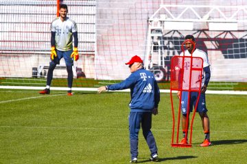 Bayern Munich training session