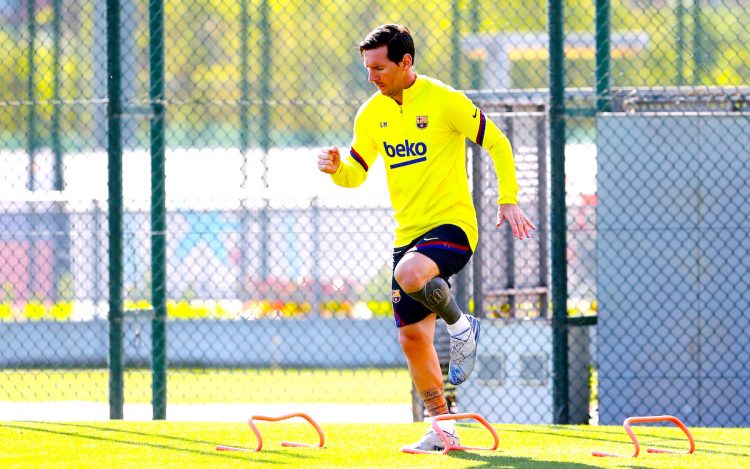 FC Barcelona training