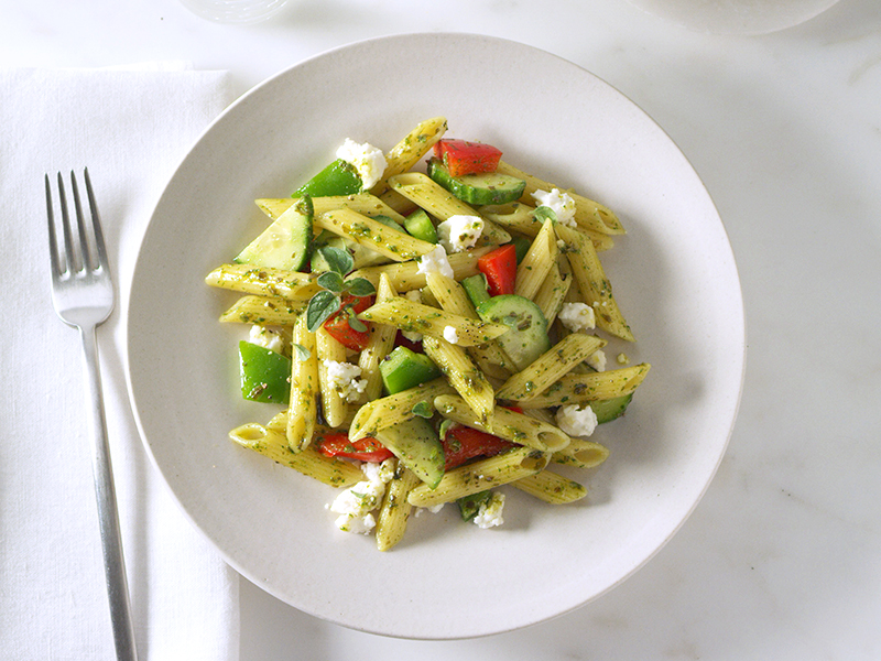 Ensalada De Pasta Penne Mediterránea Con Pesto El Especial 8683