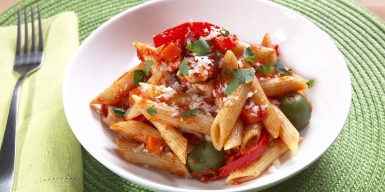 Pasta al Estilo Puertorriqueño.