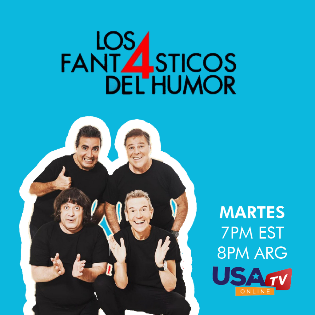 3d3396615c3693e3a65dcb513e7a6667 "Los 4 Fantásticos del Humor", todo un éxito en Usa TV Online.