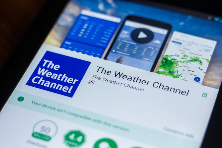 El contenido gratuito de The Weather Channel también estará disponible a través de la aplicación de The Weather Channel y de su página de Facebook, Conexión Con El Tiempo, entre otras plataformas. (Dreamstime)
