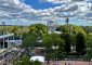 Panorámica del Unisphere y Flushing Meadows desde Arthur Ashe Stadium.