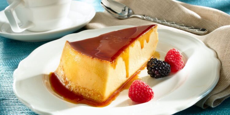 Flan de Queso Crema 