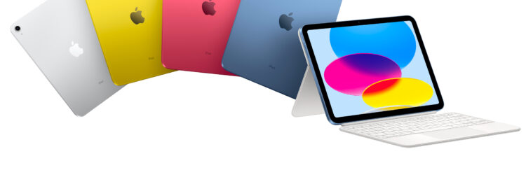 AME7774. MIAMI (ESTADOS UNIDOS), 24/10/2022.-Fotografía cedida por Apple que muestra el nuevo iPad de décima generación en sus diferentes colores. El nuevo modelo básico de iPad de Apple, que llegará a las tiendas este miércoles, es una tableta sencilla pero potente y con un diseño totalmente renovado que lo acerca a modelos como el Pro o el Air, pero eso sí: a un precio más bajo asequible para la mayoría de bolsillos. EFE/ Apple SOLO USO EDITORIAL SOLO DISPONIBLE PARA ILUSTRAR LA NOTICIA QUE ACOMPAÑA (CRÉDITO OBLIGATORIO)