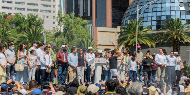 La encuesta preguntó a las personas por cuál partido votaría si hoy fueran las elecciones a presidente de México, a lo que el 51 % afirmó que por Morena.
 (Dreamstime)