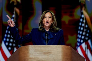 La candidata demócrata a la presidencia de Estados Unidos, Kamala Harris(Estados Unidos) EFE/EPA/WILL OLIVER