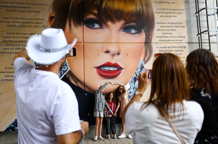 Taylor Swift (Reino Unido, Londres, Viena) EFE/EPA/ANDY RAIN