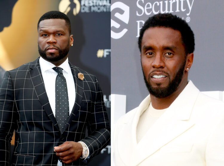 Combo de fotografías de archivo donde aparecen el rapero estadounidense Curtis Jackson "50 Cent" (i) y el cantante Sean 'Diddy' Combs. El rapero estadounidense 50 Cent está produciendo una serie documental para Netflix sobre las acusaciones de tráfico sexual y crimen organizado contra Sean 'Diddy' Combs, informó este miércoles Variety. EFE/ Sebastien Nogier/Nina Prommer