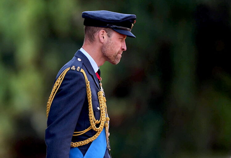 El príncipe Guillermo de Inglaterra preside el Desfile del Soberano en nombre de su padre, el rey Carlos III, en la RAF Cranwell en Lincolnshire, Reino Unido. EFE/ Neil Hall