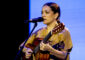 Lafourcade se convirtió en la primera Embajadora de la Música por la Paz tras ser honrada con esta distinción durante la clausura de la 19 Cumbre Mundial de Premios Nobel de la Paz, realizada en el norteño estado mexicano de Nuevo León. EFE/ Miguel Sierra