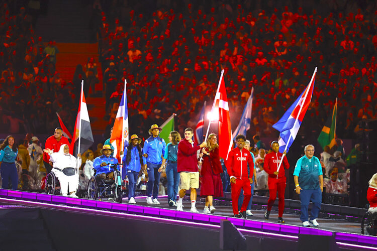 Un momento del acto de clausura de los juegos Paralímpicos de París 2024 que se  celebro el pasado domingo en la capital francesa. EFE / Javier Etxezarreta.