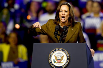 La campaña de la vicepresidenta de Estados Unidos, Kamala Harris, anunció este miércoles el lanzamiento de ‘Hombres con Harris. (Elecciones) EFE/EPA/CAROLINE BREHMAN