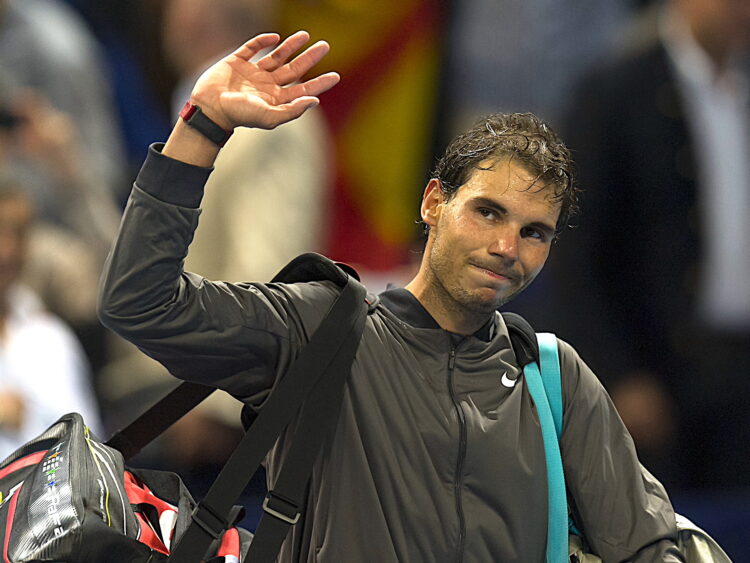 El anuncio de la retirada del tenista Rafael Nadal, que este jueves desveló que pondrá fin a su carrera tras la disputa de la fase final de la Copa Davis que se disputará del 19 al 24 de noviembre en Málaga. (Tenis, Abierto, Italia, España, Suiza, Basilea) EFE/EPA/GEORGIOS KEFALAS