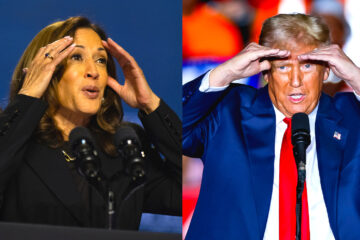 Combo de fotografías donde se observa a la vicepresidenta y candidata demócrata a la presidencia de los Estados Unidos, Kamala Harris y al expresidente y candidato republicano a la presidencia de los Estados Unidos, Donald Trump. El mundo está muy atento a las elecciones del 5 de noviembre en Estados Unidos entre la vicepresidenta demócrata, Kamala Harris y el expresidente republicano Donald Trump por si se produce un giro en la política exterior de la superpotencia norteamericana. EFE/ Erik S. Lesser / David Muse