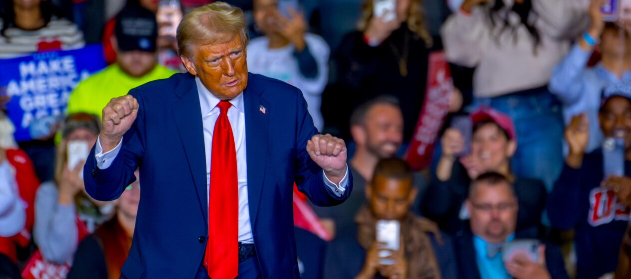 El expresidente de Estados Unidos (2017-2021) y candidato republicano a la Casa Blanca, Donald Trump. EFE/EPA/DAVID MUSE