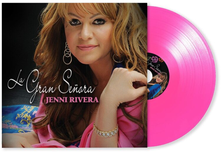 Fotografía cedida por Nevarez Communications del disco 'La Gran Señora' de Jenni Rivera en una edición especial en vinilo. EFE/Nevarez Communications