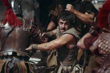 Paul Mescal plays Lucius in Gladiator II from Paramount Pictures.