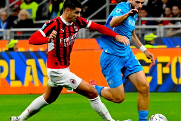 El brasileño Kaká, exjugador del Real Madrid y del Milan, que se enfrentarán este martes en la Liga de Campeones, desveló este domingo que el español Álvaro Morata le llamó para poder jugar con el 22 en el equipo 'rossonero. (Italia) EFE/EPA/DANIEL DAL ZENNARO