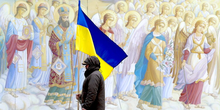 El presidente de Ucrania, Volodímir Zelenski, destacó este viernes que el presidente electo de EEUU, Donald Trump, ha escuchado la posición de Kiev y anticipó que la guerra terminará pronto. (Rusia, Ucrania, Kiev) EFE/EPA/SERGEY DOLZHENKO