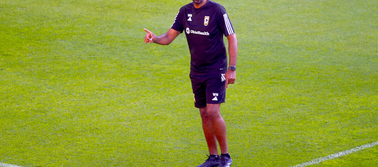 Wilfried Nancy, entrenador del Columbus Crew. EFE/ David Martínez Pelcastre