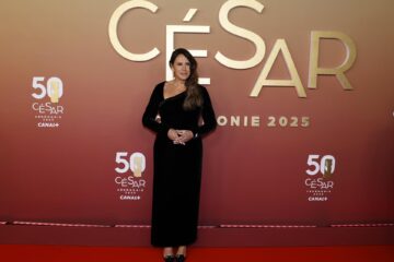 Karla Sofia Gascon arrives for the 50th annual Cesar awards ceremony held at the Olympia concert hall in Paris, France, 28 February 2025. The awards are presented by the French 'Academie des Arts et Techniques du Cinema' (Academy of Cinema Arts and Techniques). (Cine, Francia) EFE/EPA/MOHAMMED BADRA