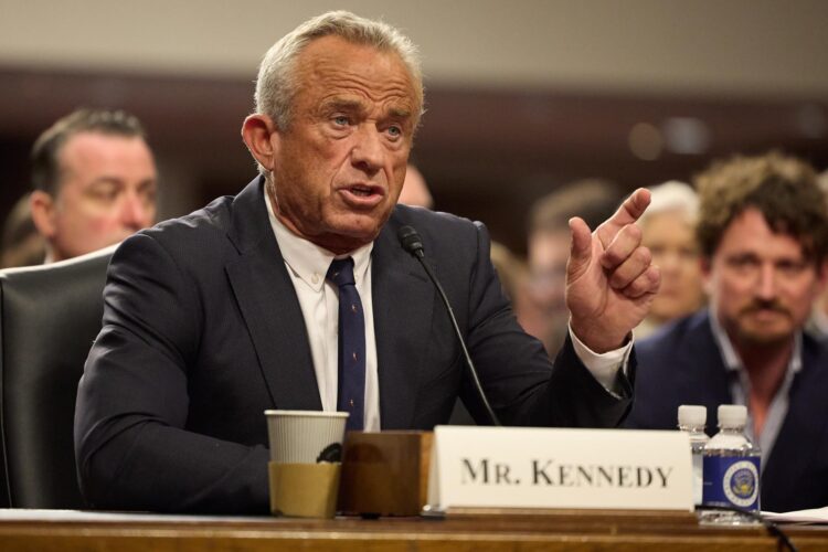 Robert F. Kennedy Jr., secretario de Salud de Estados Unidos. EFE/EPA/ALLISON DINNER