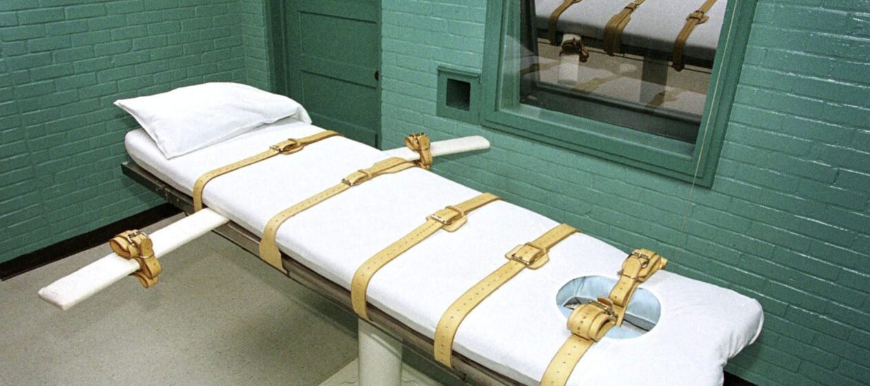 Fotografía de archivo en la que se registró el interior de una cámara de muerte en Huntsville (Texas, EE.UU.). EFE/Paul Buck