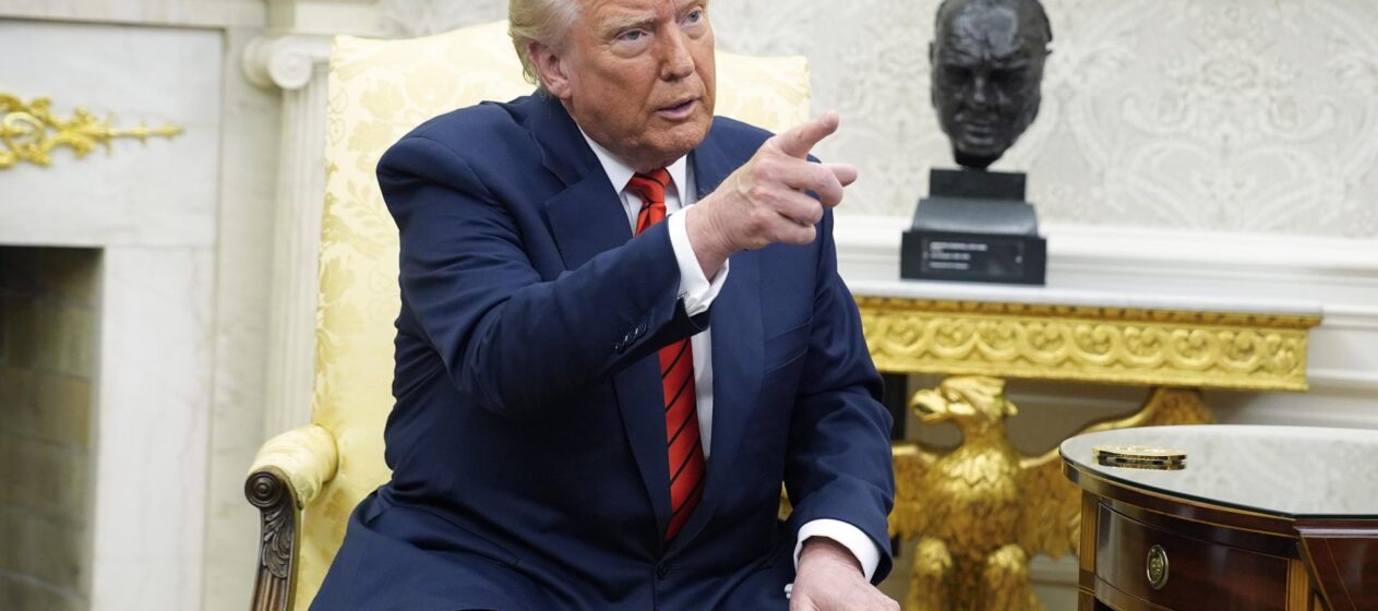 El presidente de EE.UU., Donald Trump, en una foto de archivo. EFE/EPA/YURI GRIPAS / POOL