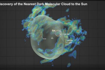 Los científicos han descubierto una nube potencialmente formadora de estrellas y la han llamado "Eos". Se trata de una de las estructuras individuales más grandes del cielo y una de las más cercanas al Sol y a la Tierra jamás detectadas. Fotografía facilitada por Thomas Müller (HdA/MPIA) y Thavisha Dharmawardena (NYU). EFE