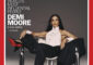 Fotografía cedida por la revista Time de una portada de la lista de las personas más influyentes de 2025 donde aparece la actriz Demi Moore. EFE/ Adrienne Raquel / Time