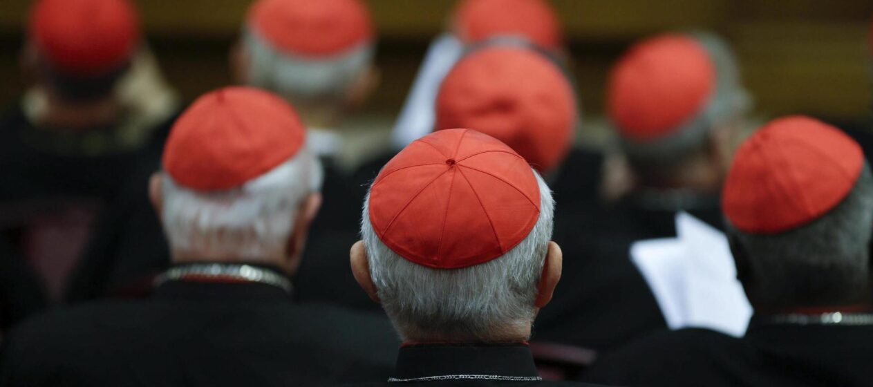 Imagen de archivo de cardenales durante un consistorio presidido por el papa Francisco. EFE/Max Rossi / Pool