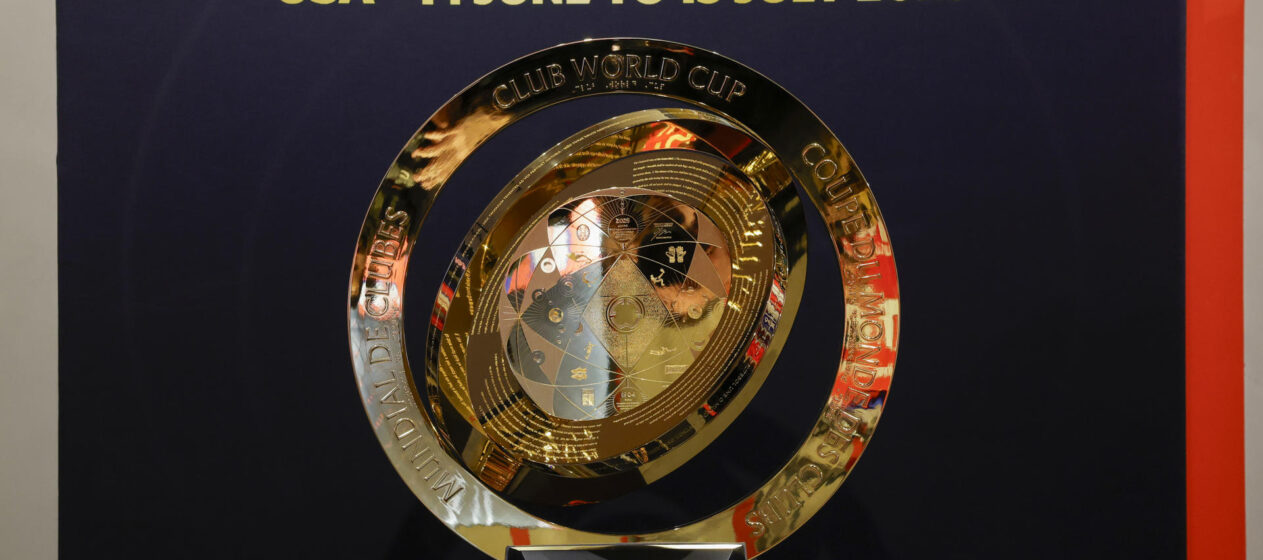 Vista del trofeo del Mundial de Clubes 2025. EFE/Zipi Aragón