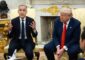 Fotografía del 6 de mayo de 2025 de la reunión en Washington entre el primer ministro de Canadá, Mark Carney, y el presidente de EE.UU., Donald Trump. EFE/EPA/FRANCIS CHUNG / POOL