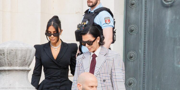 Imagen de 13 d emayo de 2025 de Kim Kardashian dejando el tribunal en Paris. EFE/EPA/SADAK SOUICI
