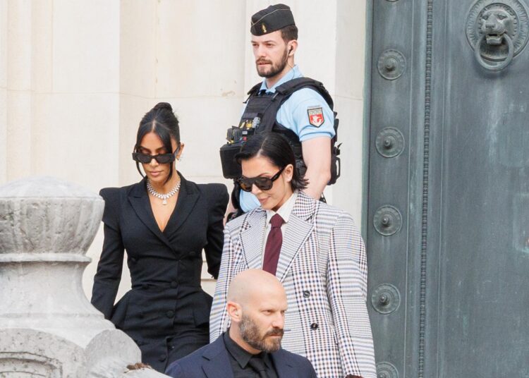 Imagen de 13 d emayo de 2025 de Kim Kardashian dejando el tribunal en Paris. EFE/EPA/SADAK SOUICI